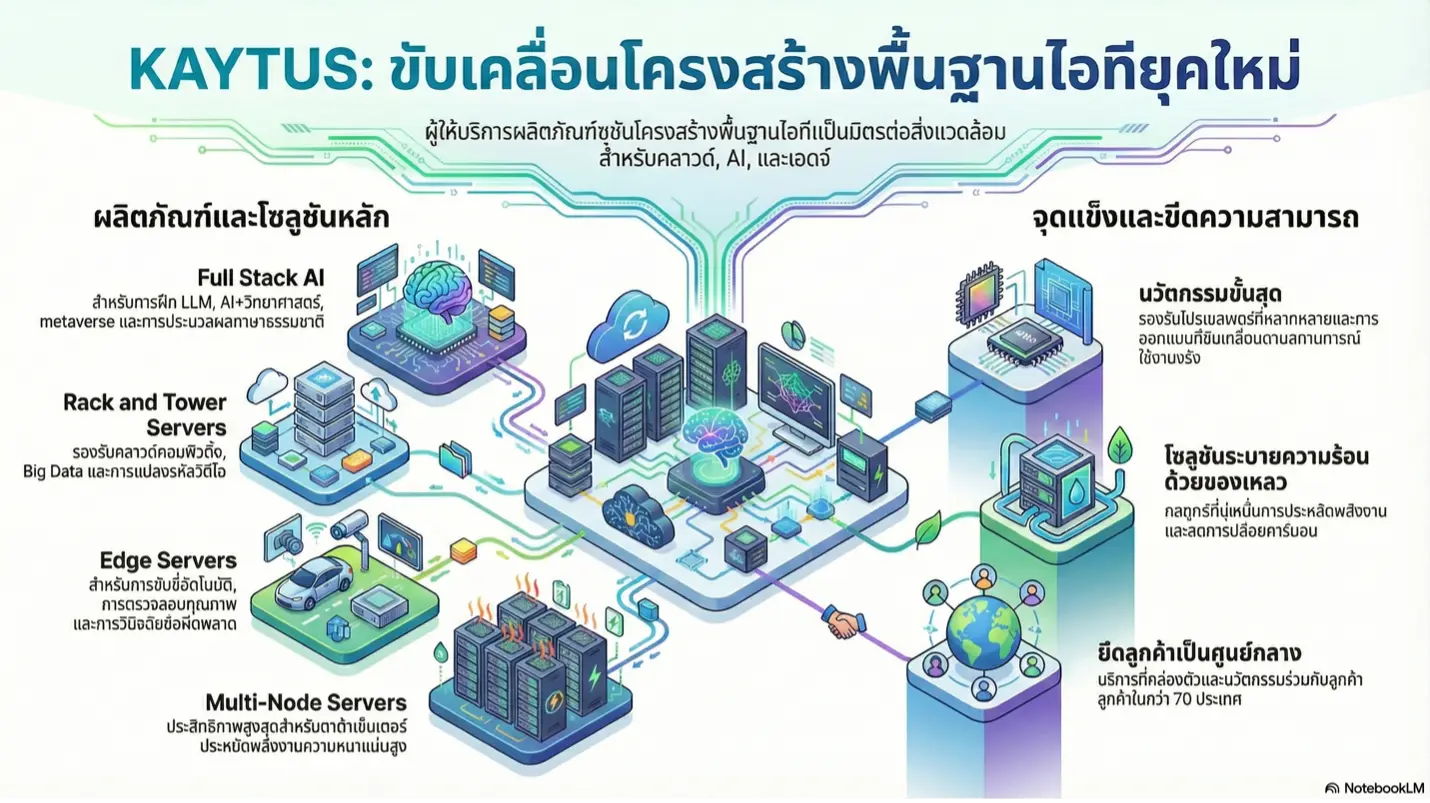 Kaytus ขับเคลื่อนโครงสร้างพื้นฐานไอทียุคใหม่